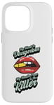 Coque pour iPhone 14 Pro Max Mon esprit est dangereux, mon embout buccal est The Killer Boss Lady