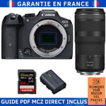 Canon EOS R7 + RF 100-400mm IS + 1 SanDisk 64GB Extreme PRO UHS-II SDXC 300 MB/s + 1 Canon LP-E6NH + Guide PDF MCZ DIRECT '20 TECHNIQUES POUR RÉUSSIR VOS PHOTOS