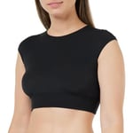 Sloggi Women's GO Allround Crop Top Bustier, Black, One