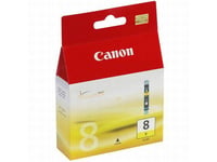 Canon CLI-8Y - 13 ml - gul - original - blekkbeholder - for PIXMA iP3500  iP4500  iP5300  MP510  MP520  MP610  MP960  MP970  MX700  MX850  Pro9000