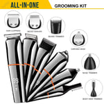 6in1 Professional Hair Clippers Cordless Beard Trimmer Hair Trimmer Clippers UK