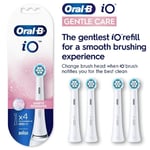 Oral-B io Braun Gentle Care Electric 4x Toothbrush Heads Twisted & Angled White