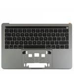 Apple Macbook A1706 UK Keyboard Top Case Assembly Palm Rest