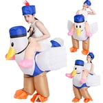 KUSAZ Funny cartoon doll costume walking animal chick mount props inflatable costume-Little Flying Chicken One Size