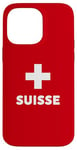 iPhone 14 Pro Max Switzerland Flag Suisse Swiss Schweiz White Red Case