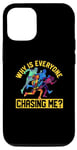 Coque pour iPhone 12/12 Pro Funny Cross Country Runner Why Is Everyone Chasing Me