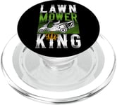 Lawn Mower Mowing Dad Father Landscaper Tractor Lawn Mower PopSockets PopGrip for MagSafe