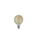 Ampoule Décorative Globe E27 led 4w 3000k Sphère Pointillée Ambre Trio