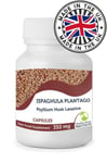 Ispaghula Plantago 350mg Psyllium Husk 90 Capsules Health Supplements