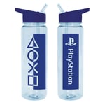 PLAYSTATION (BLUE TONE) PLASTIC DRINKS BOTTLE NEW