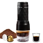 "Cafelffe Portable Coffee Machine: Hot/Cold Water Espresso Maker for Home/Travel