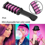 Mini Hair Dye Comb Color Chalk Styling 1pc Pink