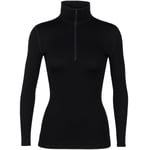 ICEBREAKER W 260 Tech Ls Half Zip Noir XL 2025 - *prix inclut le code EXTRA20