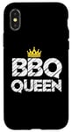 Coque pour iPhone X/XS BBQ Queen - Smoking Hot Grill Master, reine du grill