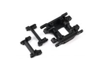 9736 Traxxas RC Front & Rear Bumper Mounts + Centre Skidplate For: TRX-4M 1/18