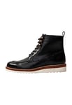 ABREL Homme Bottes à Lacets, Noir, 42 EU