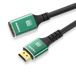 Câble D'Extension Hdmi 2.1 Mâle Vers Femelle Ultra Hd Uhd 8K 60 Hz 4K 120 Hz 48 Go Avec Audio Et Ethernet Hdmi Cordon[VID061122]