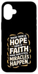 iPhone 16 Plus Where there is hope there is faith christian black women Case