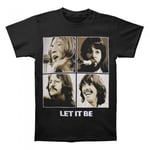 The Beatles Unisex Adult Let It Be Sepia T-Shirt - L