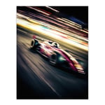 Motorsport F1 F2 Speed Blur Photo Action Shot Racing Fan For Him Man Cave Unframed Wall Art Print Poster Home Decor Premium