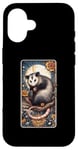 Coque pour iPhone 16 Esthetic Cottagecore The Opossum Possum Jeu de cartes Tarot