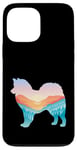 Coque pour iPhone 13 Pro Max American Eskimo Dog Nature Randonnée Chien Sunrise Adventure