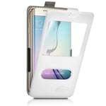 Etui De Protection S-View À Clapet Universel M Couleur Blanc Pour Smartphone Condor Plume L2