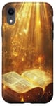 iPhone XR Catholicism Open Bible Rays Spiritual Divine Case