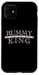 Coque pour iPhone 11 Lecteur de cartes Rummy King Gin Rummy Graphic