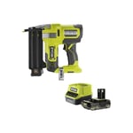 Ryobi - Pack Cloueur d'assemblage air comprimé R18GN18-0 - 18V One+ - 1 batterie 2.0Ah - 1 chargeur rapide RC18120-120