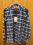 Barbour Lewis tailored shirt  Summer Navy, Medium *NEW*