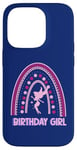 Coque pour iPhone 14 Pro Fée d'anniversaire arc-en-ciel mignonne fée anniversaire fille