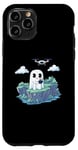 Coque pour iPhone 11 Pro Drone drôle fantôme volant Halloween RC Quadrocopter fantôme