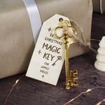 Father Christmas’ Magic Key Personalised Santa Key Christmas Eve No Chimney