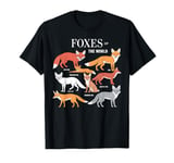 Foxes of The World Fox, Arctic , Fennec Fox, Swift T-Shirt