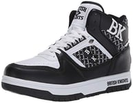 British Knights Homme Baskets Kings SL Chaussure de Gymnastique, Noir et Blanc, 44 EU