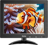 Moniteur de 9,7 "", 1024 x 768, LED, petit moniteur avec HDMI, VGA, AV, BNC, USB, CCTV, pour PC, ordinateur, haut-parleur intégré.[G672]