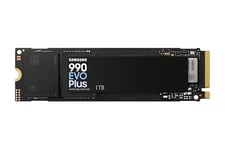 Samsung 990 EVO Plus, 1TB, PCIe 4.0 x4 / 5.0 x2, NVMe2.0 (up to 7150 MB/s), NVMe M.2 (2280), Internal Solid State Drive (SSD), MZ-V9S1T0BW