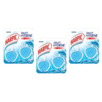 HARPIC Lot de 3 Packs de 2 Blocs Nettoyant WC Galet Hygiène Marine