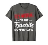 It's Official I'm The Favorite Son In Law Tees Funny Vintage T-Shirt