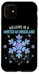 iPhone 11 Walking In A Winter Wonderland Tie Dye Snowflake Christmas Case