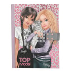 Depesche 13230 TOPModel Rebel Kitty-Journal Intime avec Code chiffré et Son, Livre Mannequin, Motif léopard et 80 Pages lignées et illustrées de Couleurs Vives, Multicolor, Taille Unique