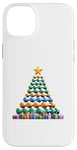 Coque pour iPhone 14 Plus Christmas Tree Haltère Poids Haltérophile Gymnase