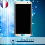 Vitre Tactile + Ecran LCD sur chassis pour Samsung Galaxy S7 Edge G935F Or