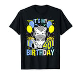 Its My 40th Birthday Zebra T-Shirt