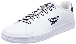 Reebok Mixte Court Advance Sneaker, White/White/SILVMT, 34.5 EU