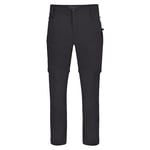 Regatta Dare 2B Mens Tuned In II Multi Pocket Zip Off Walking Trousers - Black - Size 42W/32L