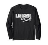 Vintage Laser Queen Hair Removal Aesthetic Nurse Laser Tech Long Sleeve T-Shirt