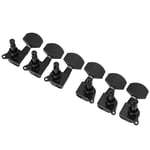 (black)Electric Folk Guitar String Tuning Key Fully Closed Tuning Pegs Square