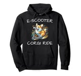 E Scooter Corgi Ride Pullover Hoodie